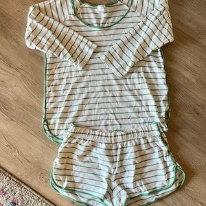 Lake pajama short set